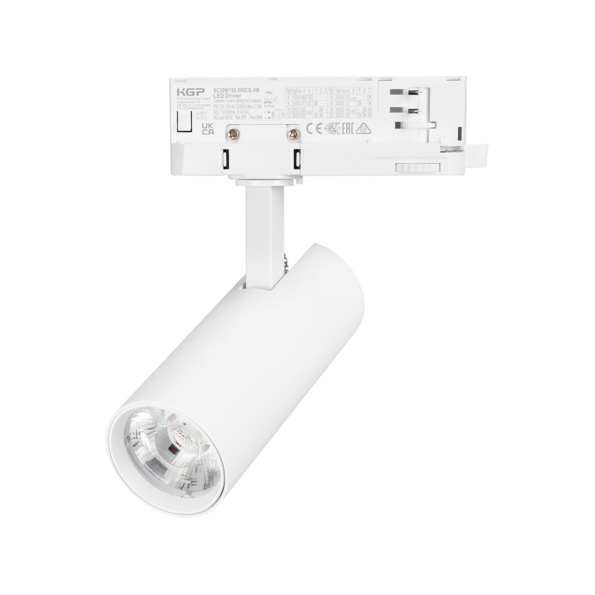 Трековый трехфазный светильник Arlight LGD-GERA-TRUECOLOR-4TR-R55-10W Warm3000 CRI98 (Белый, 36 deg, 230V) (IP20 Металл) 059882 в Санкт-Петербурге