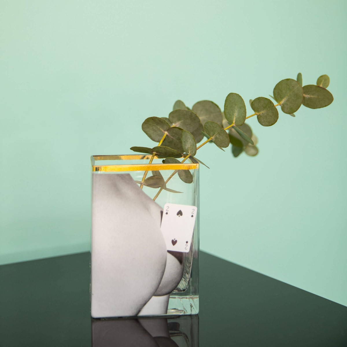 Ваза Two of Spades Small Seletti Toiletpaper Glass Vase 14122 в Санкт-Петербурге
