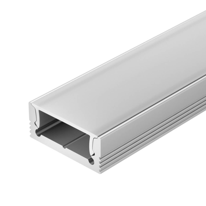Алюминиевый профиль с экраном Arlight SL-Slim-H7-2000 Anod+Opal 036834 в Санкт-Петербурге