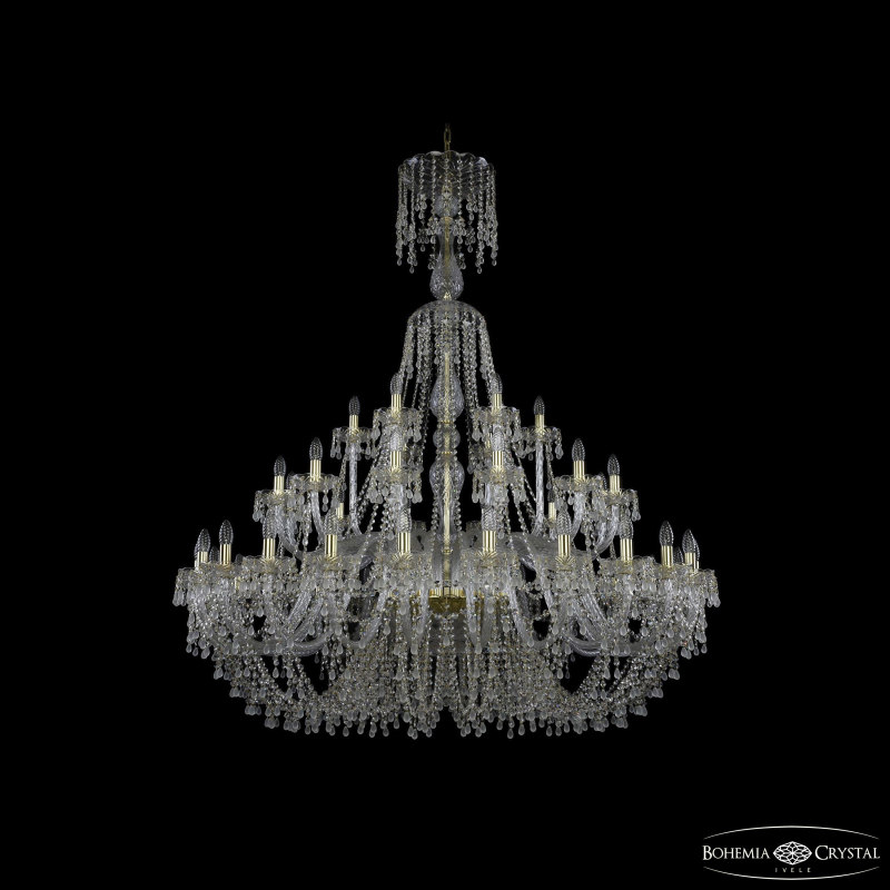 Подвесная люстра Bohemia Ivele Crystal 1410/24+12+6/530/XL-167 G V0300 в Санкт-Петербурге