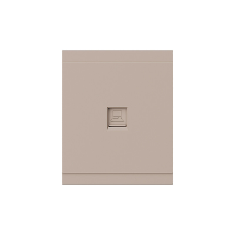 Розетка SETE компьютерная RJ45 кат6 с/у кашемир IP20/IP44 KRANZ KR-79-0723-2 в Санкт-Петербурге
