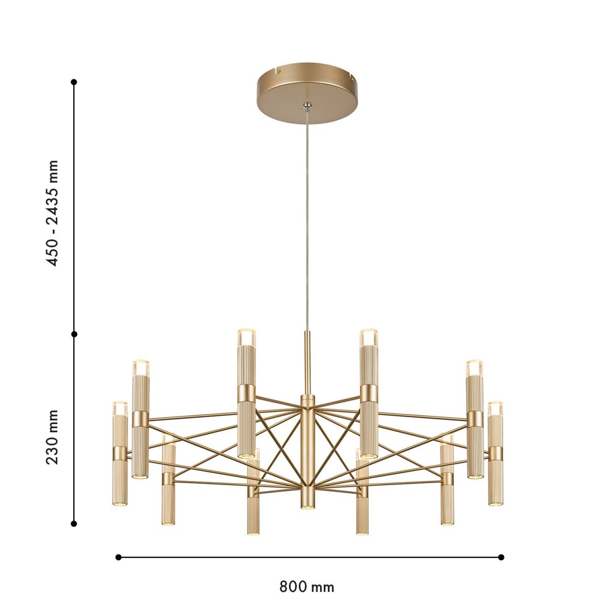 Подвесная люстра Favourite Blick 4759-10P в #REGION_NAME_DECLINE_PP#