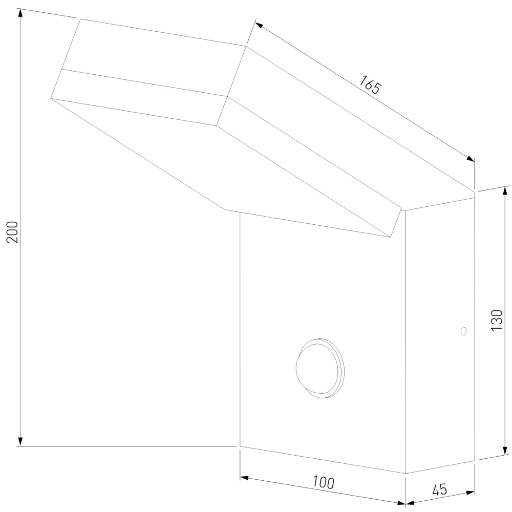 Уличный настенный светильник Elektrostandard Sensor 4690389175015 a053946 в Санкт-Петербурге