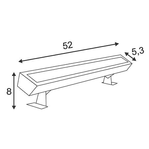 Уличный светильник SLV Flac Beam 231092 в Санкт-Петербурге