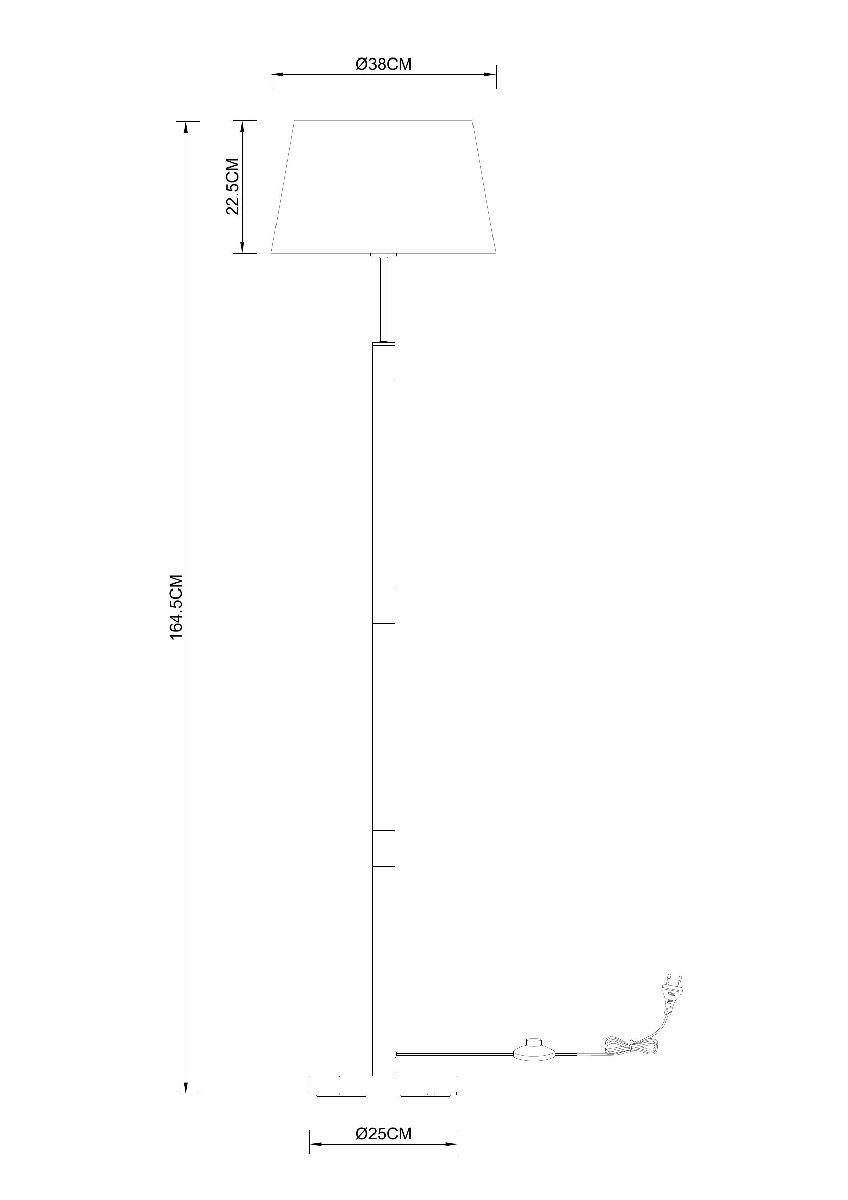 Торшер Arte Lamp Robert A5066PN-1BK в Санкт-Петербурге