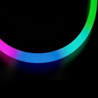 Светодиодная герметичная лента Arlight SPI-MOONLIGHT-TOP-G180-D40mm 12V RGB 360deg (21.6 W/m, IP65, 5m, wire x1) 048828 в Санкт-Петербурге