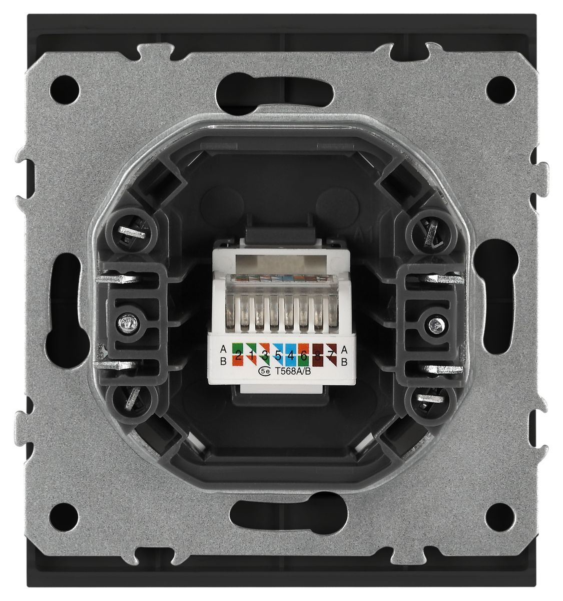 Розетка Эра Arktik 16-3107-05 информационная RJ45 антрацит Б0070478 в Санкт-Петербурге