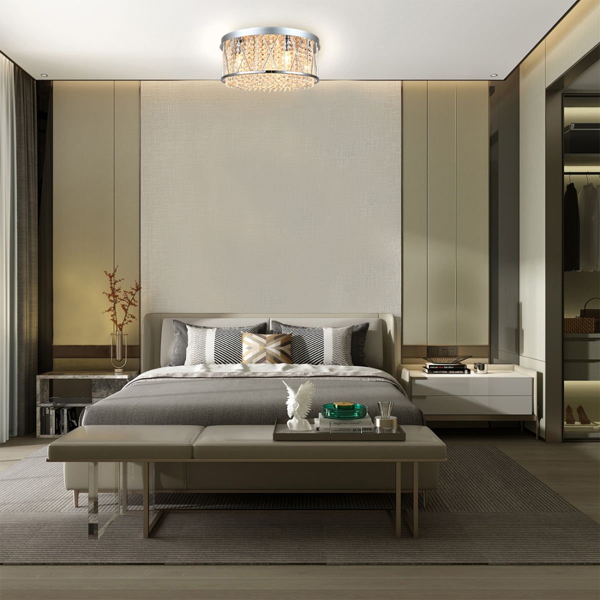 Потолочный светильник Escada Luster 587/6 Chrome в Санкт-Петербурге