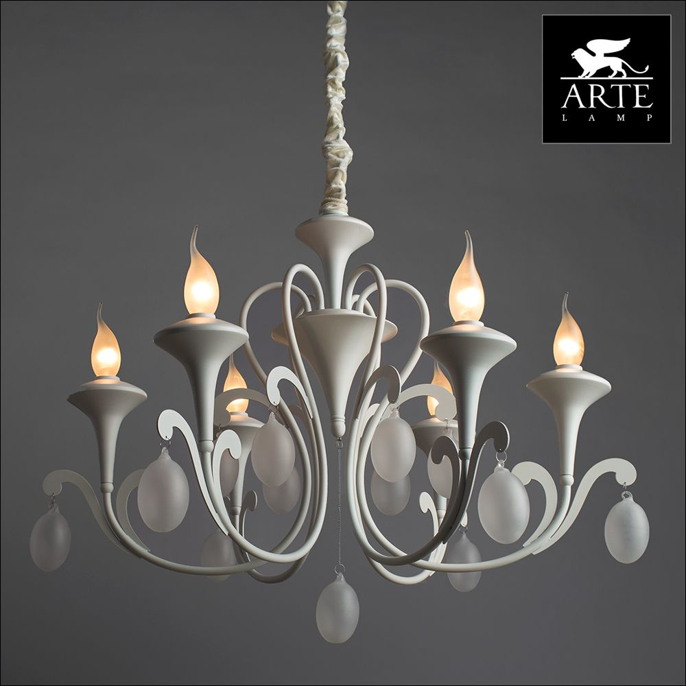 Подвесная люстра Arte Lamp Montmartre A3239LM-6WH в Санкт-Петербурге