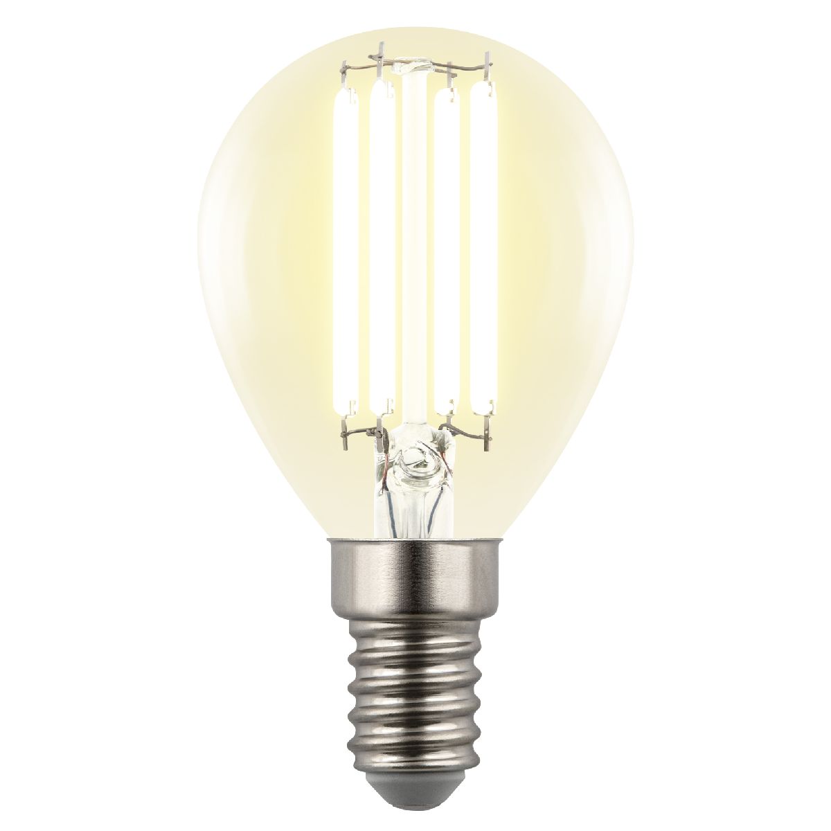 Лампа светодиодная филаментная Uniel LED-G45-4W/3000K/E14/CL GLY01TR UL-00011938 в Санкт-Петербурге