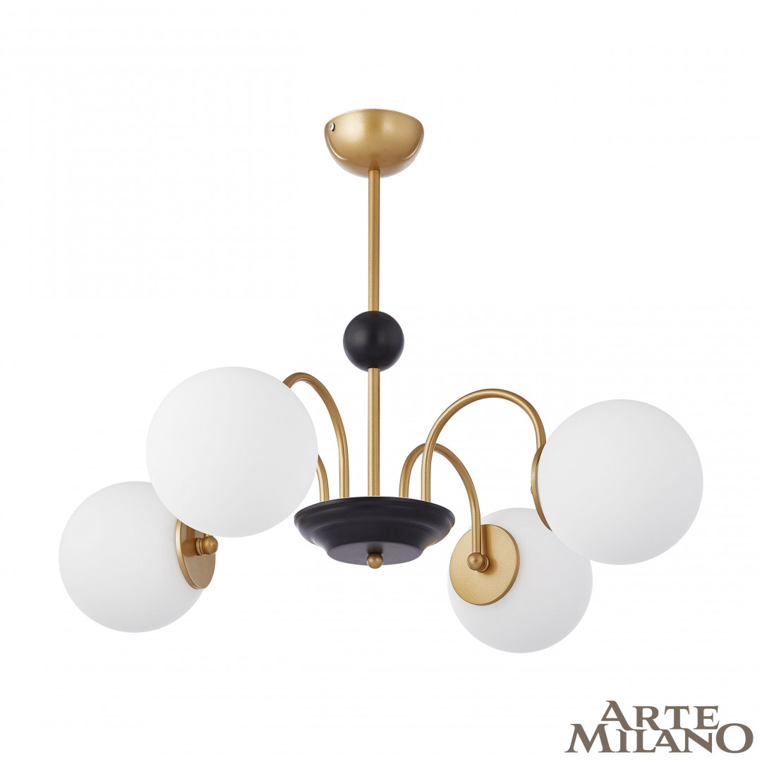 Люстра на штанге Arte Milano Napoli 312066/D700/4 BS/BK в Санкт-Петербурге