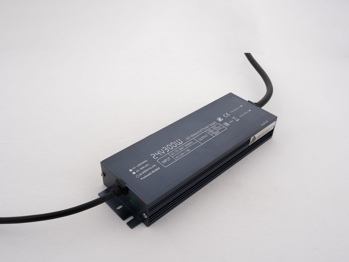 Блок питания LEDS POWER 300Вт 24В IP67 алюминий SLIM 003184 в Санкт-Петербурге