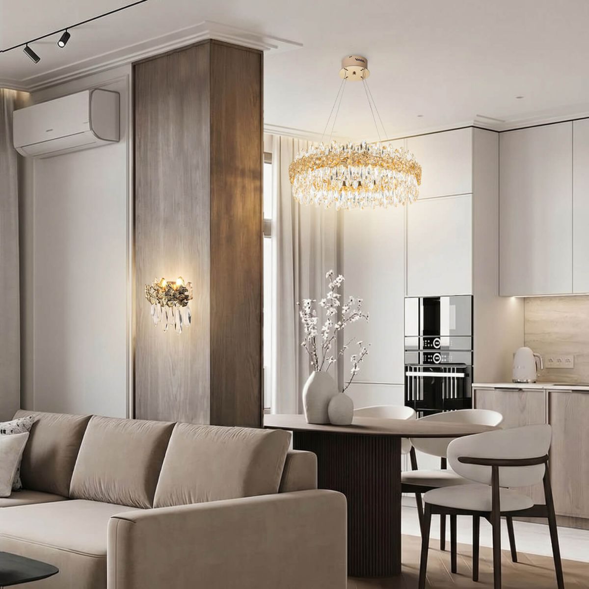 Подвесная люстра Modelux ML.9888.600 GD в Санкт-Петербурге