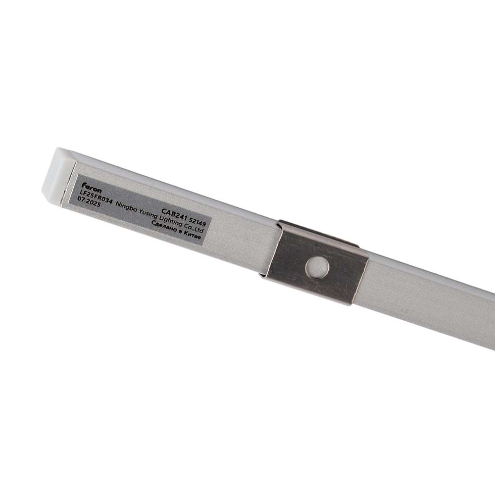 Профиль накладной 9х7.8мм, алюминиевый серебро 2м Feron CAB241 52149 в #REGION_NAME_DECLINE_PP#