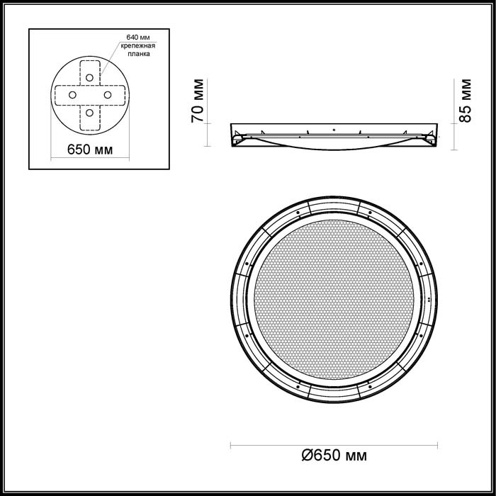 Потолочный светодиодный светильник Odeon Light Teno 4018/57CL в Санкт-Петербурге