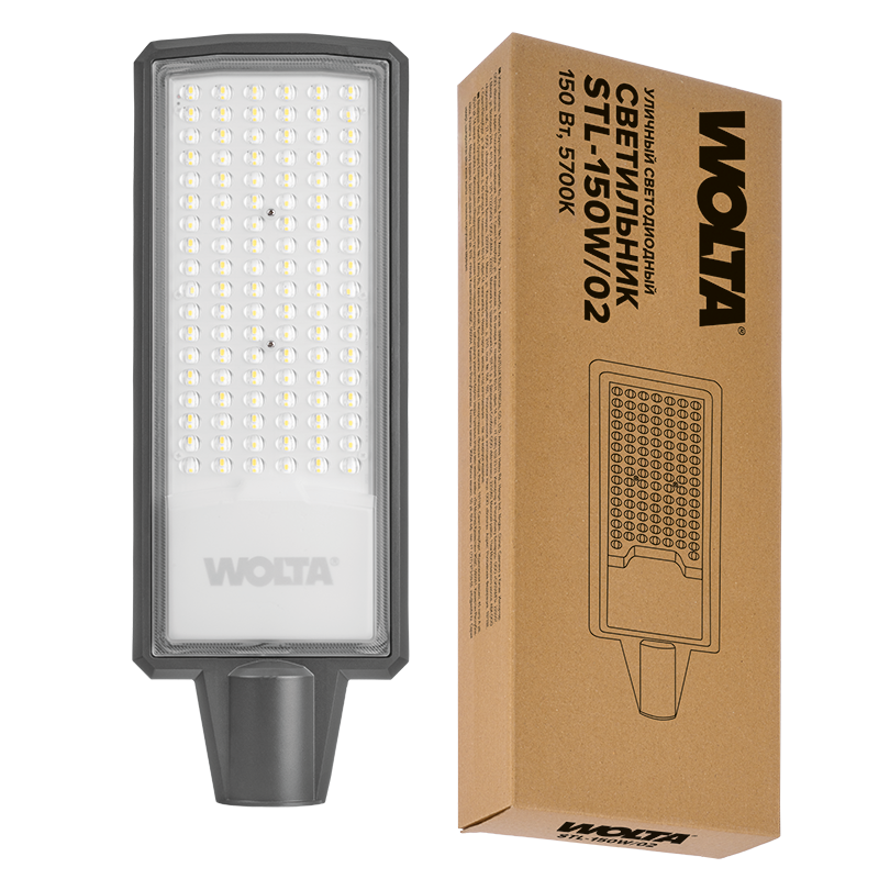 Уличный консольный светильник WOLTA STL-150W/02 150Вт 5700К IP65 15000лм в Санкт-Петербурге
