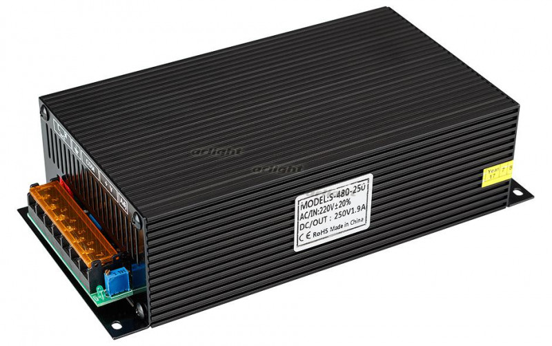 Блок питания Arlight JTS-480-250-A (0-250V, 1.9A, 480W) 023972 в Санкт-Петербурге