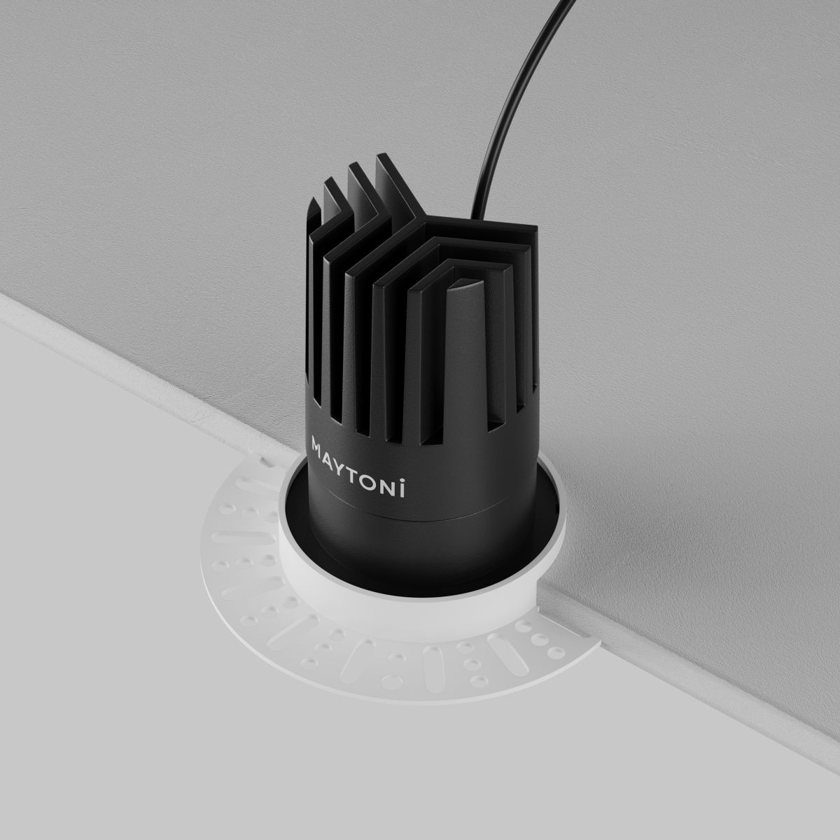 Встраиваемый светильник Maytoni Dip DL121-15W-2.7K-TRS-B в Санкт-Петербурге