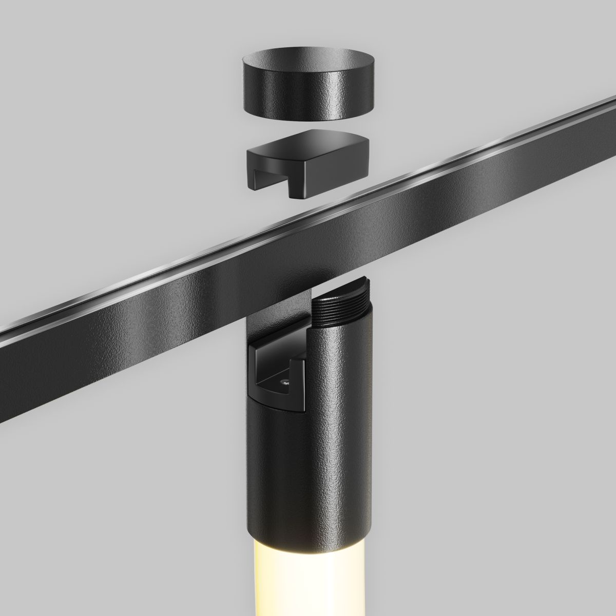 Трековый магнитный светильник Maytoni Technical Tau Flarity TR154-1-27W3K-B в Санкт-Петербурге