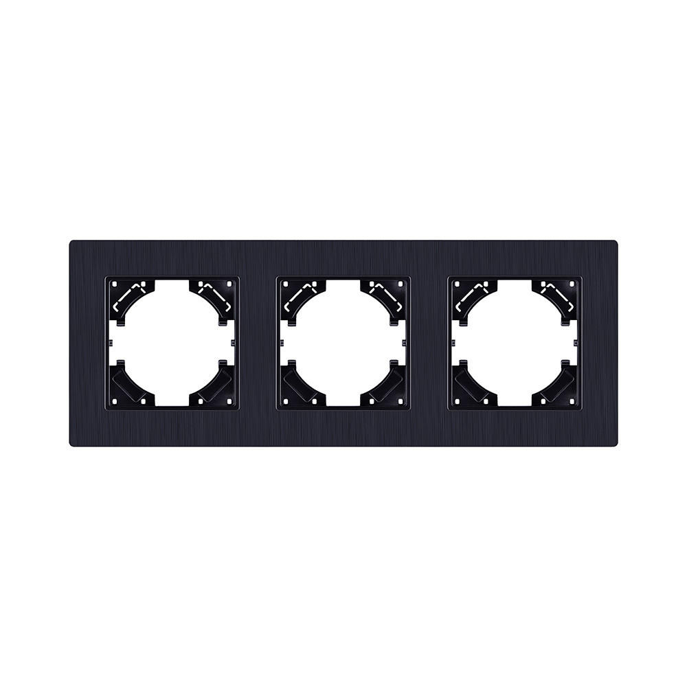 Рамка 3-постовая, черный Kollinger Eleganz Plex EP3BK в #REGION_NAME_DECLINE_PP#