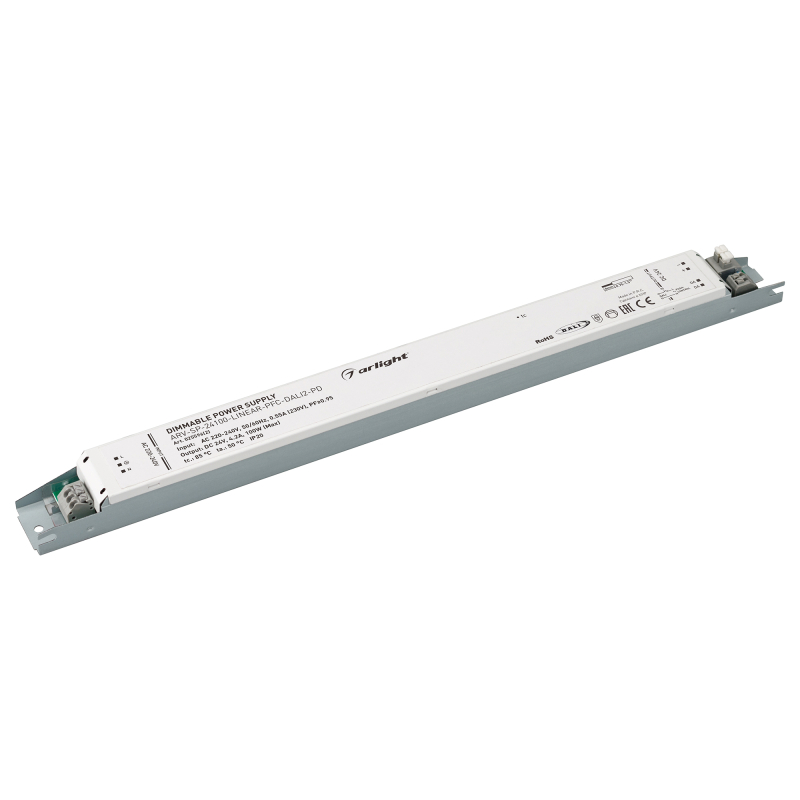 Блок питания Arlight ARV-SP-24100-LINEAR-PFC-DALI2-PD (24V, 4.2A, 100W) 025596(2) в Санкт-Петербурге