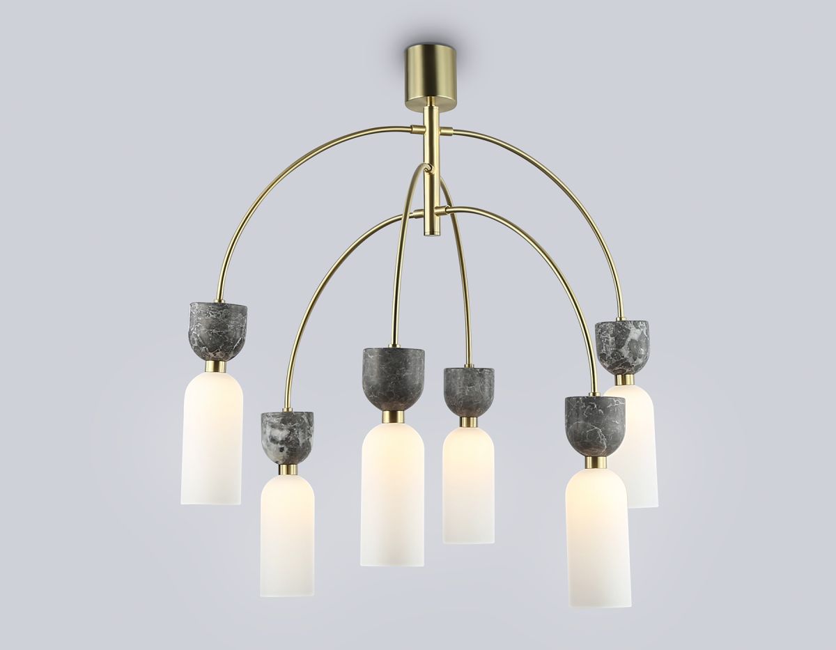 Люстра на штанге Ambrella Light High Light Ceramo Modern LH53333 в Санкт-Петербурге