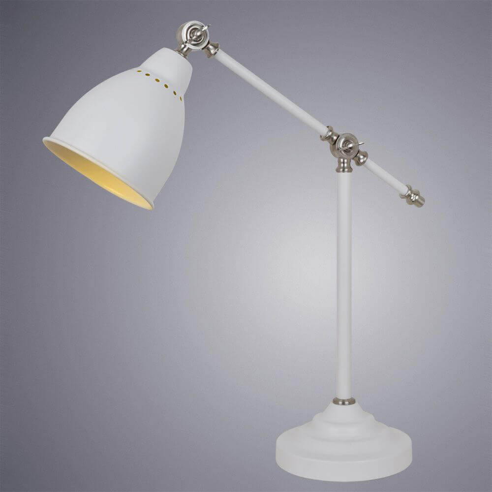 Настольная лампа Arte Lamp Braccio A2054LT-1WH в #REGION_NAME_DECLINE_PP#