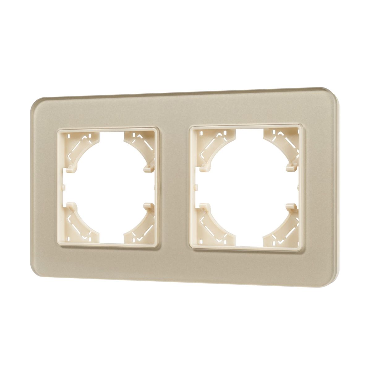 Рамка на 2 поста стеклянная Arlight FRM-OMALI-SFGS-2-GD 049711 в Санкт-Петербурге