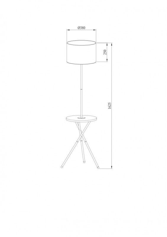 Торшер ARTE Lamp A2070PN-1BK в #REGION_NAME_DECLINE_PP#