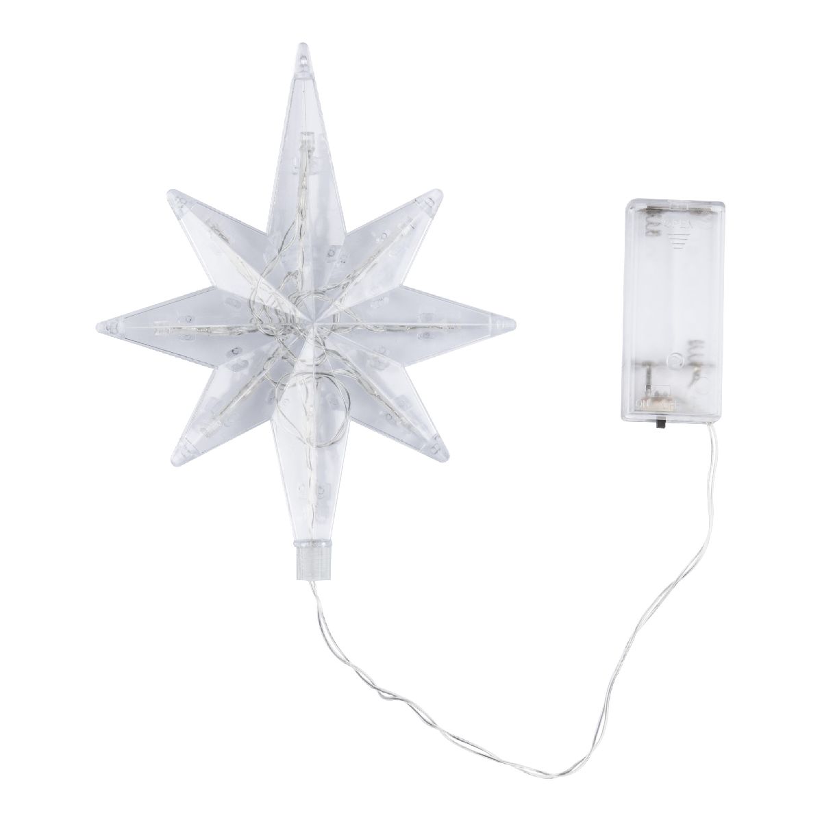 Украшение звезда Uniel ULD-H1525-009/STB/2AA WARM WHITE STAR-5 UL-00010943 в Санкт-Петербурге