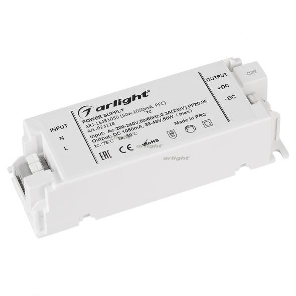 Блок питания Arlight ARJ-LE481050 (50W, 1050mA, PFC) 023128 в Санкт-Петербурге