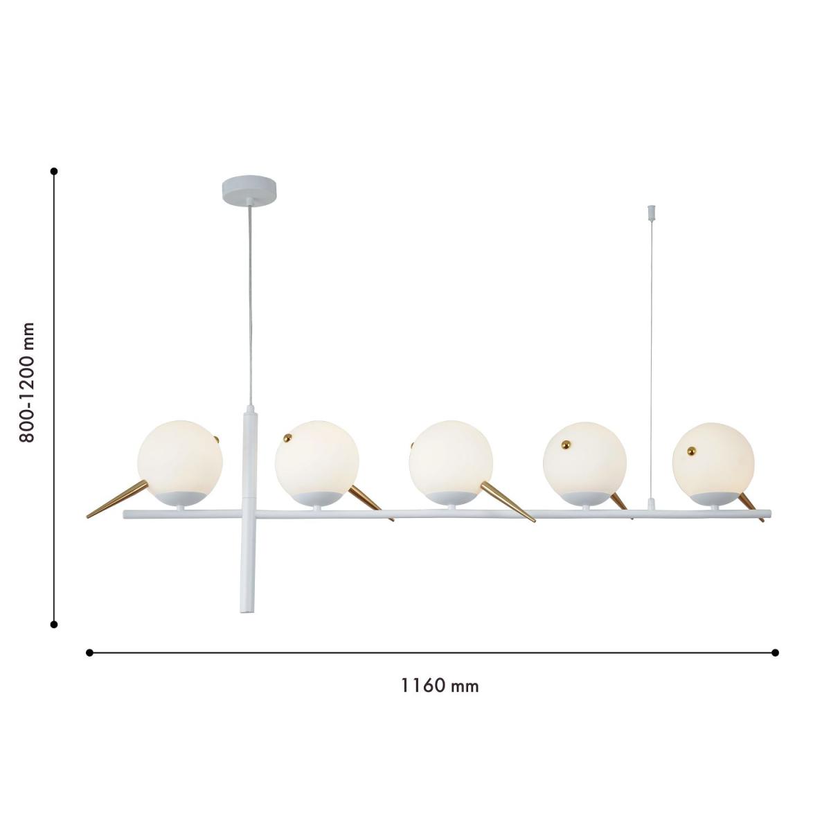 Подвесная люстра F-Promo Tior 4107-5P в #REGION_NAME_DECLINE_PP#
