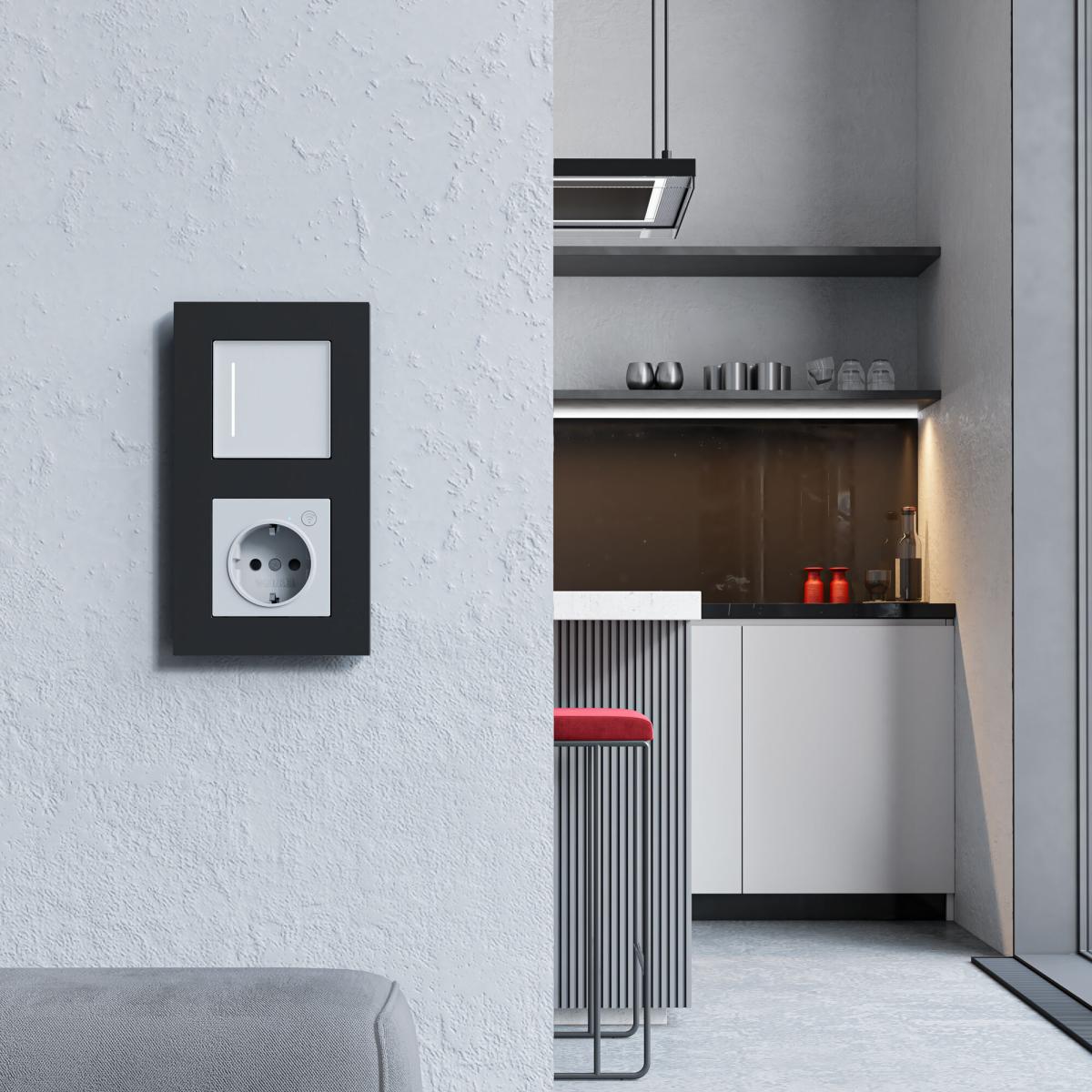 Рамка на 2 поста Werkel Slab черный матовый W0022908 4690389193378 a062800 в Санкт-Петербурге
