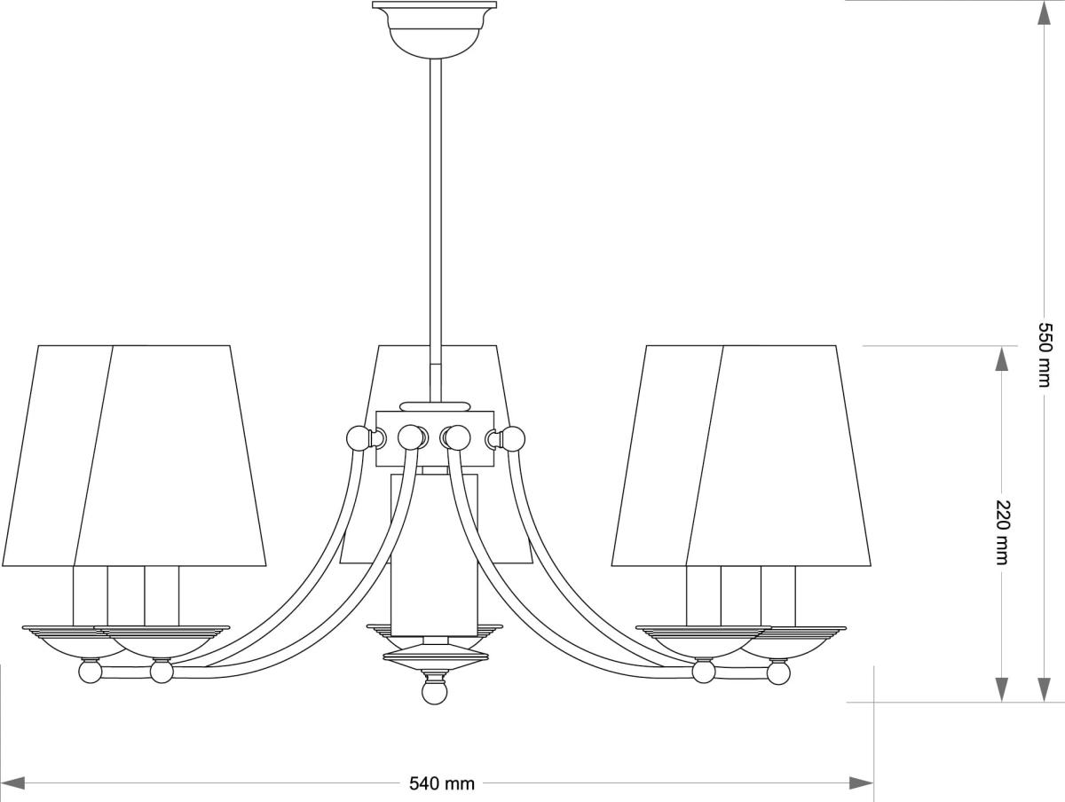 Подвесная люстра Kutek N Abazur N-ZW-5(P/A) в #REGION_NAME_DECLINE_PP#