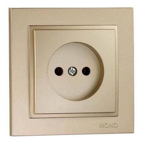 Розетка без земли Mono Electric Despina 16А 250В титан 102-222222-116 в Санкт-Петербурге