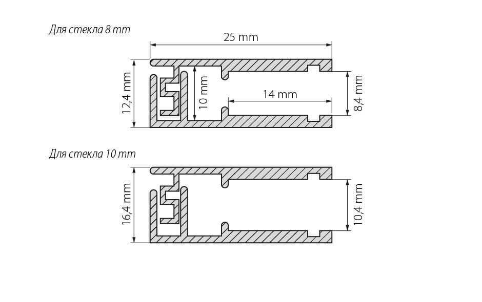 Профиль Arlight KLUS-GLASS-810-2000 ANOD 019191 в Санкт-Петербурге