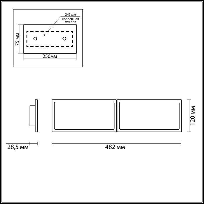 Потолочный светодиодный светильник Odeon Light Super Slim 3870/30CL в Санкт-Петербурге