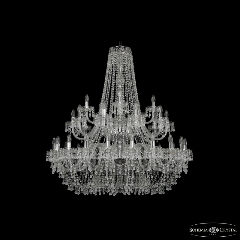 Подвесная люстра Bohemia Ivele Crystal 1410/20+10+5/400/2d Ni V0300 в Санкт-Петербурге