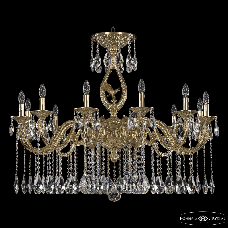 Подвесная люстра Bohemia Ivele Crystal Florence 71401/12/360 A G FE1S в Санкт-Петербурге