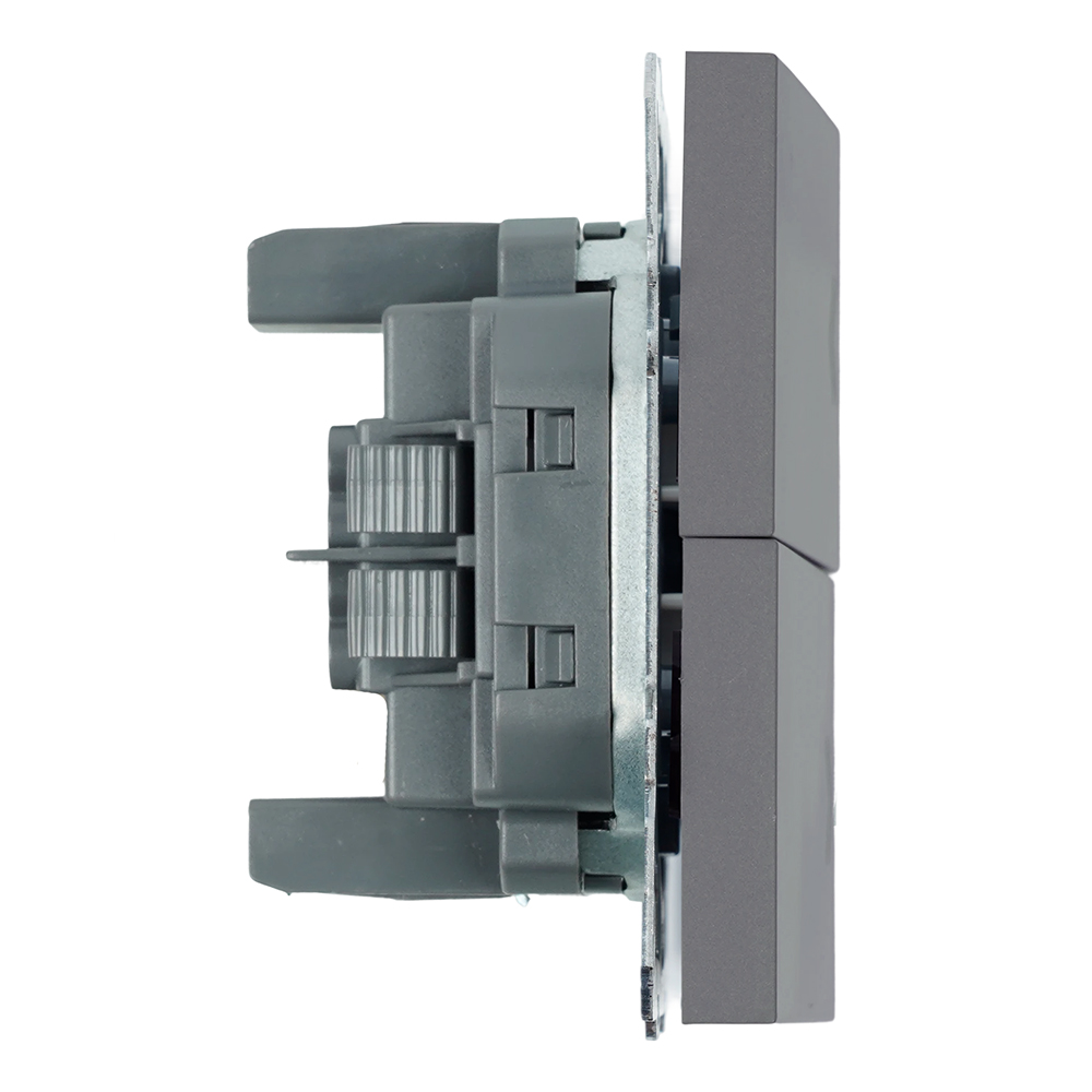 Переключатель 1-клавишный (механизм) СЗК Stekker Эмили 250В 10A RSW10-5105-10ZK платиново-серый soft touch 50240 в Санкт-Петербурге