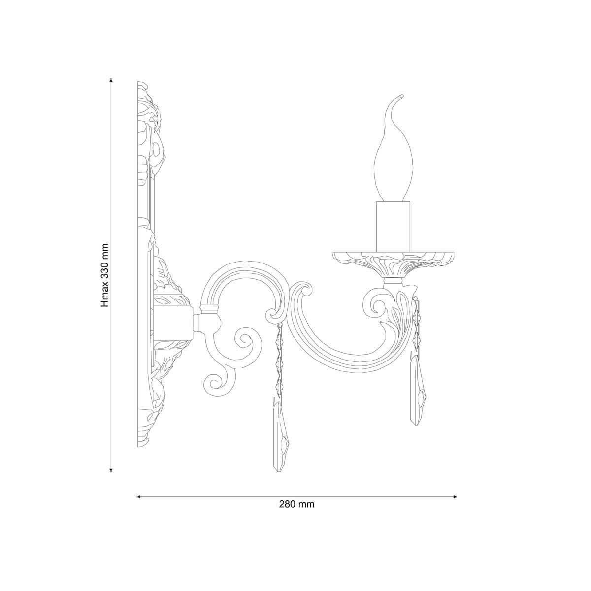 Бра Lucia Tucci Messina W143.1 Antique в Санкт-Петербурге