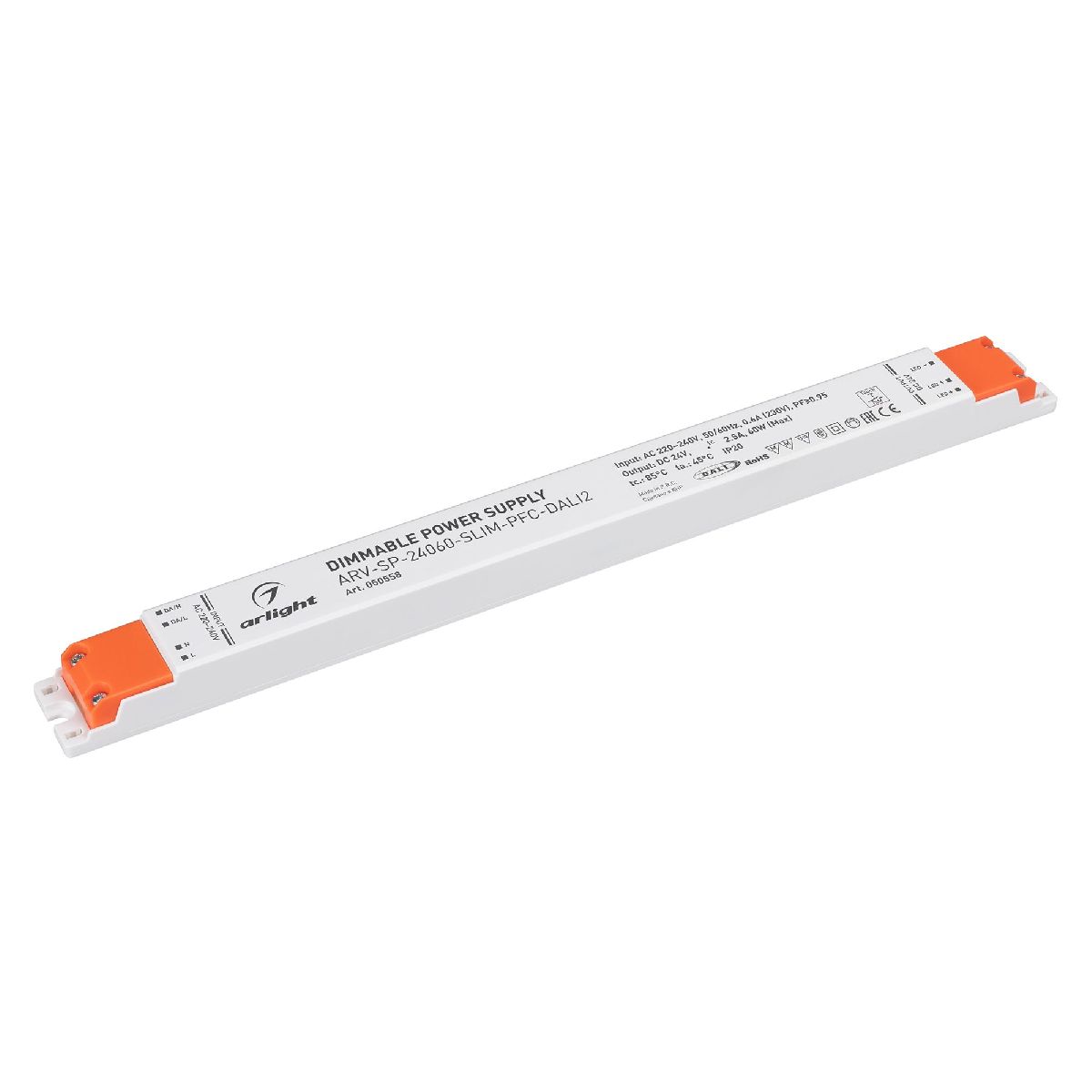 Блок питания Arlight ARV-SP-24060-SLIM-PFC-DALI2 (24V, 2.5A, 60W) 050558 в Санкт-Петербурге