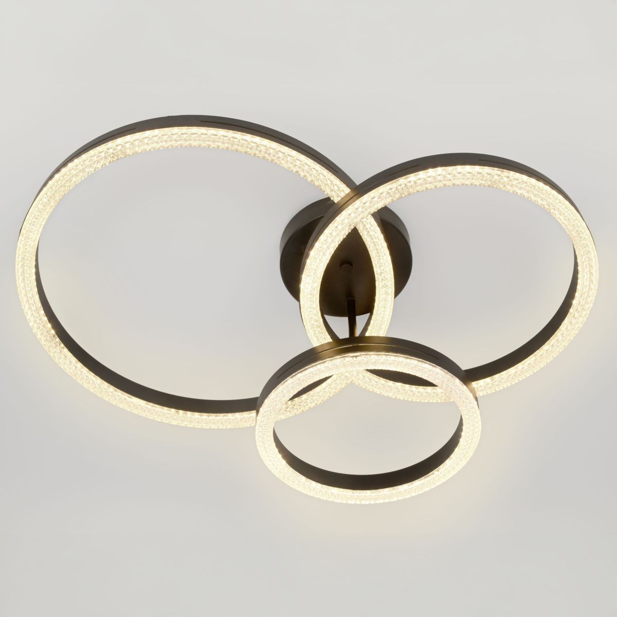 Потолочный светильник Эра Модерн Bloom CLL-1-110W 3K-6K RC BK в Санкт-Петербурге