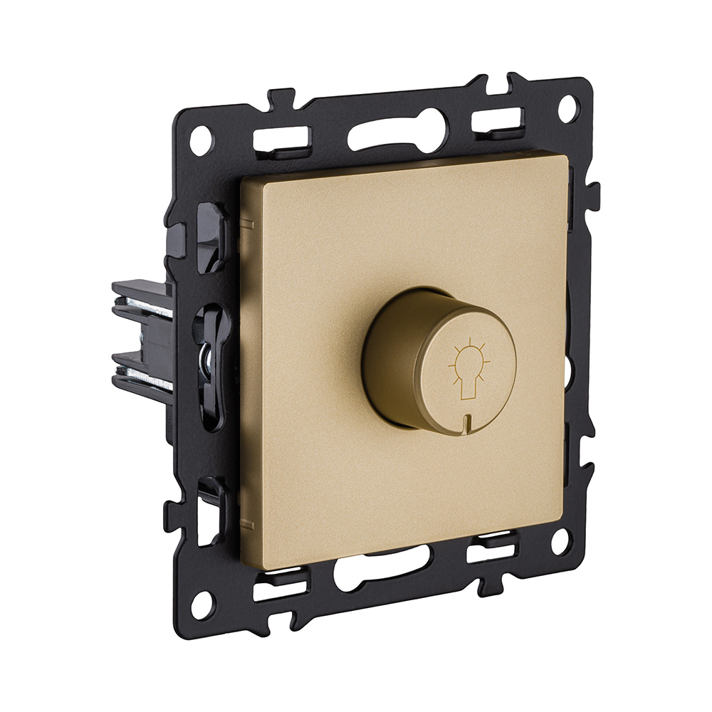 Светорегулятор для светодиодных ламп 200W, золотой Kollinger Asthetik AS-023GD в #REGION_NAME_DECLINE_PP#