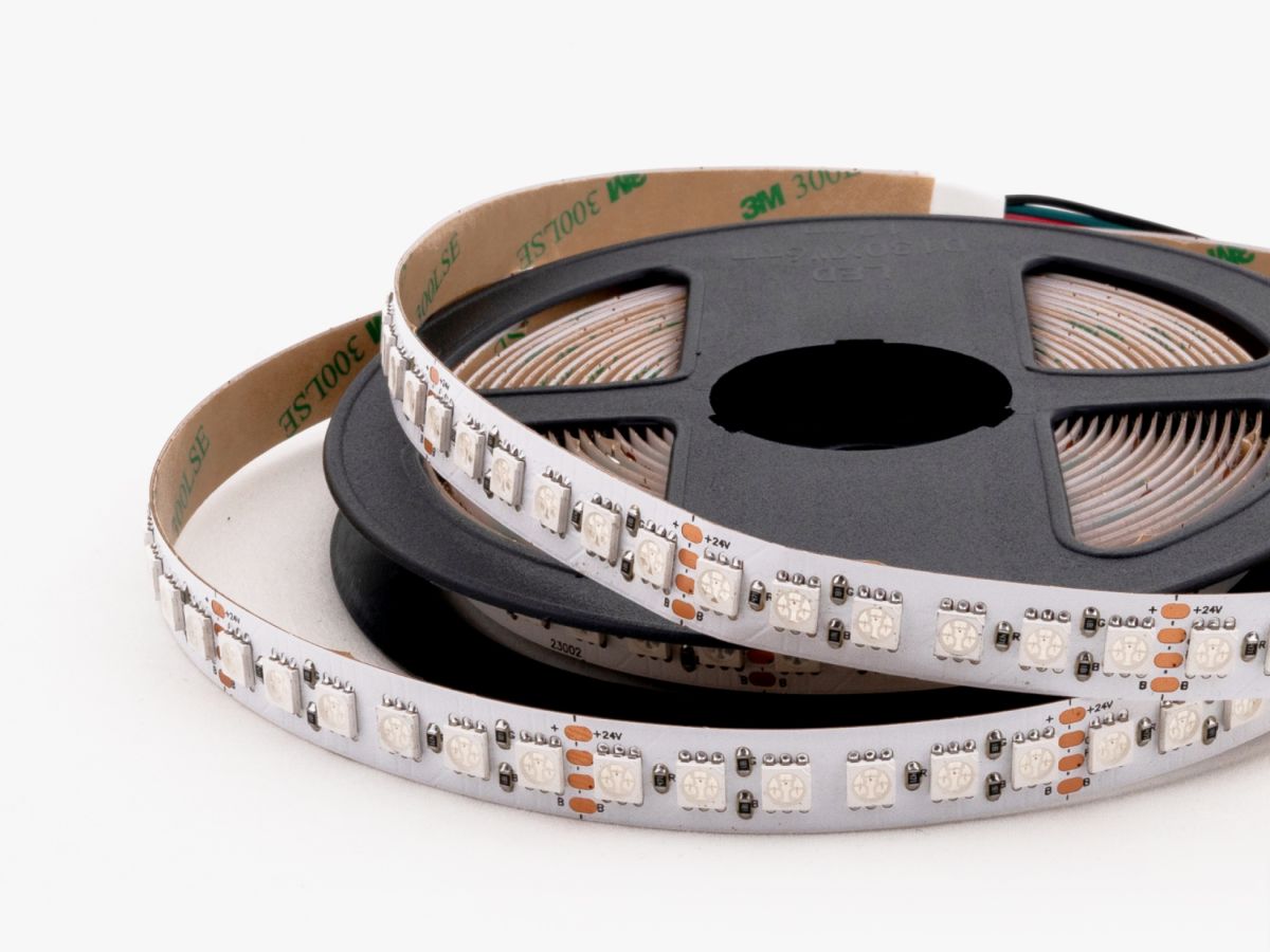 Светодиодная лента LEDS POWER 5050 120/м (19,2Вт/м) 24В RGB 005607 в Санкт-Петербурге