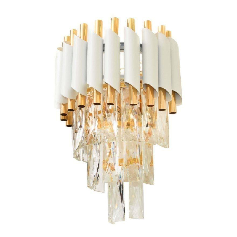 Настенный светильник Lumina Deco Funneli LDW 6003-2 WT+F.GD в Санкт-Петербурге