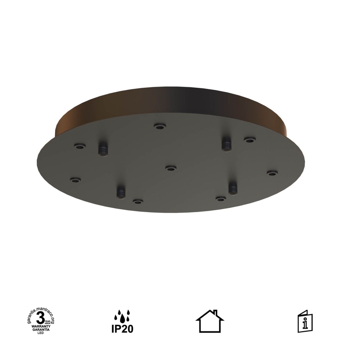 Основание потолочное 8L Mantra Modular Light Florones 9369 в #REGION_NAME_DECLINE_PP#