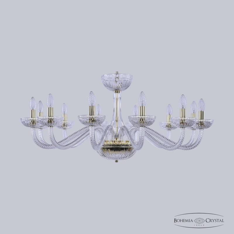 Подвесная люстра Bohemia Ivele Crystal 1311/12/360 G Cl/Clear/M-1G в Санкт-Петербурге