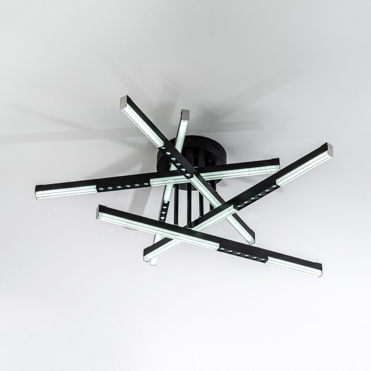 Потолочный светильник LED4U L5115-5 BK в #REGION_NAME_DECLINE_PP#