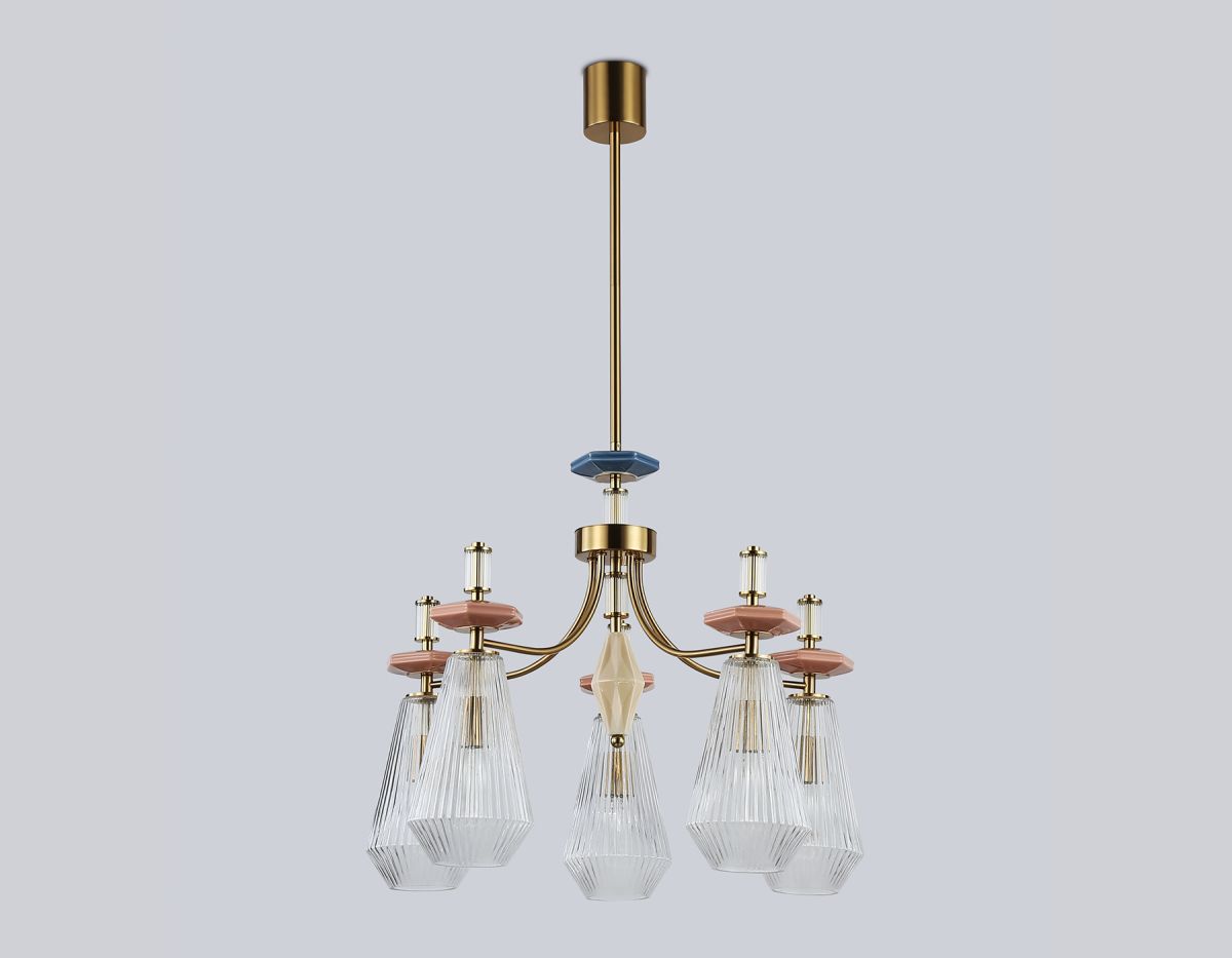 Люстра на штанге Ambrella Light High Light Ceramo Modern LH53183 в Санкт-Петербурге